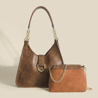 Vintage Weave Soft Leather Shoulder Underarm Bag Handbag