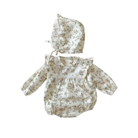 Baby Girl Long Sleeve Floral Romper