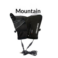 USB-heated Cycling For Men And Womenwinter Windproof And Cold-weather Gloves
