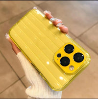 Transparent Solid Color Airbag Anti Drop Phone Case