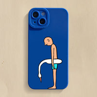 Depressed Original Niche Silicone Phone Case