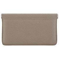 Self-closing First Layer Cowhide Long Wallet