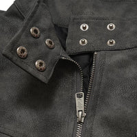 High Street Biker's Leather Jacket Male
