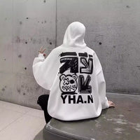 Oversized Fleece-Lined Heavyweight Hoodie From A Trendy American Brand Versatile And Stylish