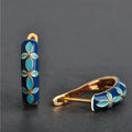 Fashionable Flower-patterned Earrings For Women