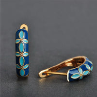 Fashionable Flower-patterned Earrings For Women