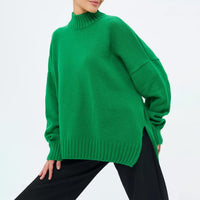 Half Turtleneck Thread Sweater Sub-loose Casual Sweater