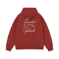 Zip-up High-street Hoodie Trendy Unisex Brand Hooded Cardigan Couples Wear