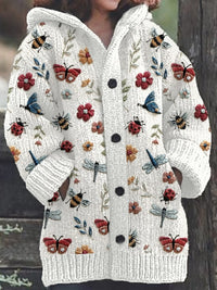 Halloween Animal 3D Printing Casual Design Sense Hooded Sweater Cloak Coat