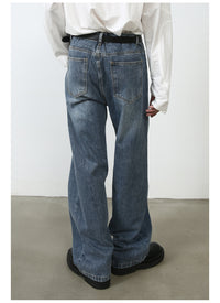 Vintage Jeans Men's Special-interest Design Pants