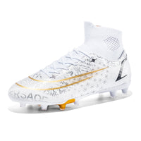 High-top Soccer Shoes Boys And Girls Primary And Middle School Students The Big Kids Tf Broken Nail People Turf Football Shoes