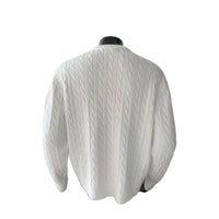 Retro Twist Round Neck Sweater Loose Casual Sweater