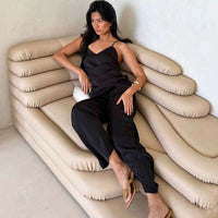 Fashionable Casual Set Sexy Camisole And Chic Straight-leg Trousers