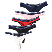 Solid Color Sexy Seamless Briefs Ladies Low Waist