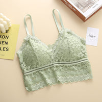 Women's Lace French Push Up Breathable Hollow Bra