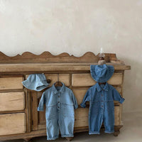 Tidal Solid Color Jumpsuit Pocket Long Climb