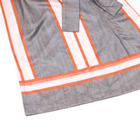 Relaxed-fit Striped Tie-front Jumpsuit Pants For Vacation
