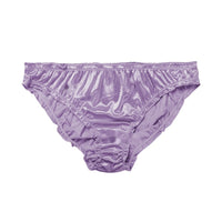 Glossy Quick-drying Briefs Sexy T-shaped Mid-waist Purified Cotton Crotch Breathable Ladies