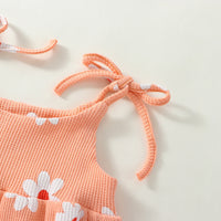 Girls Strappy Bow Triangle Rompers New Sweet Style Fashion Simple Triangle Rompers