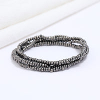 Women's Colorful Beaded Elastic Waist Chain