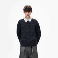 Street V-neck American-style Cardigan Sweater For Men