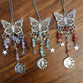Butterfly Style Sun And Moon Accessories Crystal Ball Wind Chimes