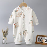 Baby Autumn Clothes Long Sleeve Spring And Autumn Baby Jumpsuit Pure Cotton Baby