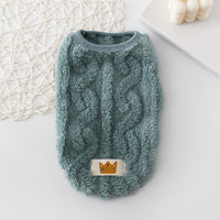 Pet Clothes Thermal Knitting Thickened Vest