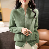Spring And Autumn New Solid Color Loose Slimming Sweater