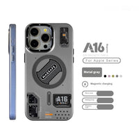 Technology Style Magnetic Suction Trend Frosted Drop-resistant Phone Case