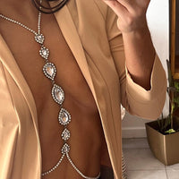 European And American Sexy Crystal Body Chain