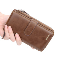 Retro Multifunctional Long Zipper Phone Bag Creative European And American Clutch