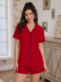 European And American-style Loungewear Set With A Cardigan
