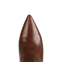 Pointed Side Zipper Thick Heel Over-the-knee Boots Women's Shoes
