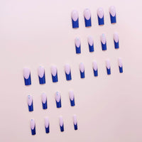 Black Edge French Long Ballet Finished Wear Manicure