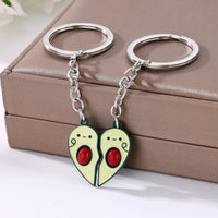 Girly Heart Lovely Key Buckle Pendant Ornaments For Couple