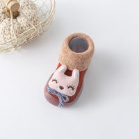 Baby Toddler Floor Socks Cartoon Doll Non-slip Rubber Sole