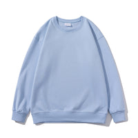Drop Shoulder Sweater Water Soft Cotton Round Neck Solid Color Men And Women