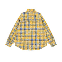 Fashion Loose Plaid Long Sleeve Shirt Men
