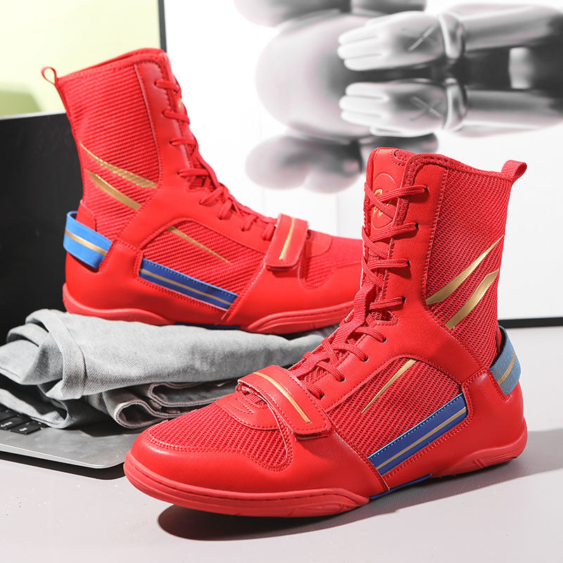 Sanda Combat Training Wrestling Shoes