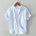 Slim-fit Breathable Cotton And Linen Daily Thin Cardigan