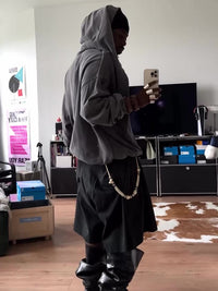 Men's Casual Hooded Loose Sweatshirt
