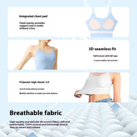 Sling Two-in-one Yoga Bra Vest Tube Top Fitness Vest