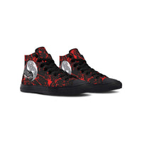 Printed Couple High Top Canvas Shoes