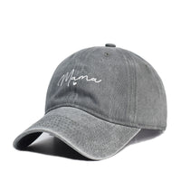 Washed Cotton Printed Hat Distressed Dad Hat