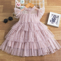 European And American Cake Net Yarn Tutu Skirt Children's Birthday Costume