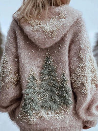 Christmas Halloween Digital Print Long Sleeve Women's Sweatshirt