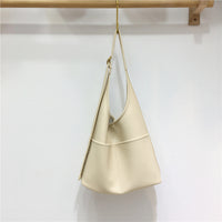 Simple Easy Matching Tote Bag Soft Leather Large Capacity Shoulder Bag