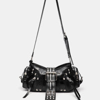 Motorcycle Punk Rivet Retro Womens Crossbody Bag