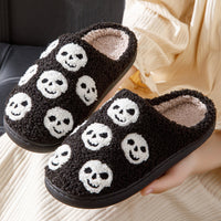 Pumpkin Printed Halloween Slippers For Women